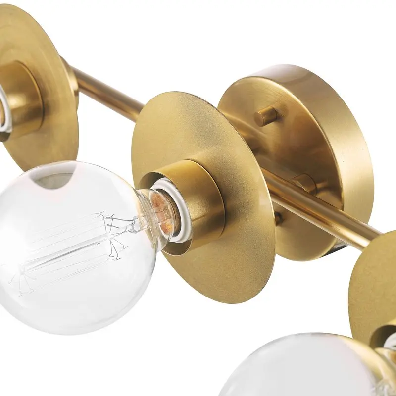 

5-Piece Matte Brass All-In-One Bathroom Set with 20