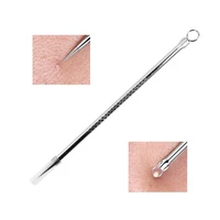 2023 1pcs 2pcs silver blackhead comedone acne blemish extractor remover cosmetic tool stainless needles remove 8 cm