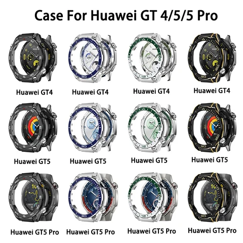 Чехол для ПК для Huawei Watch GT5 GT5 Pro GT4 46 мм, аксессуары, высококачественное обновление крышки для Ultimate Protective Skin, бампер