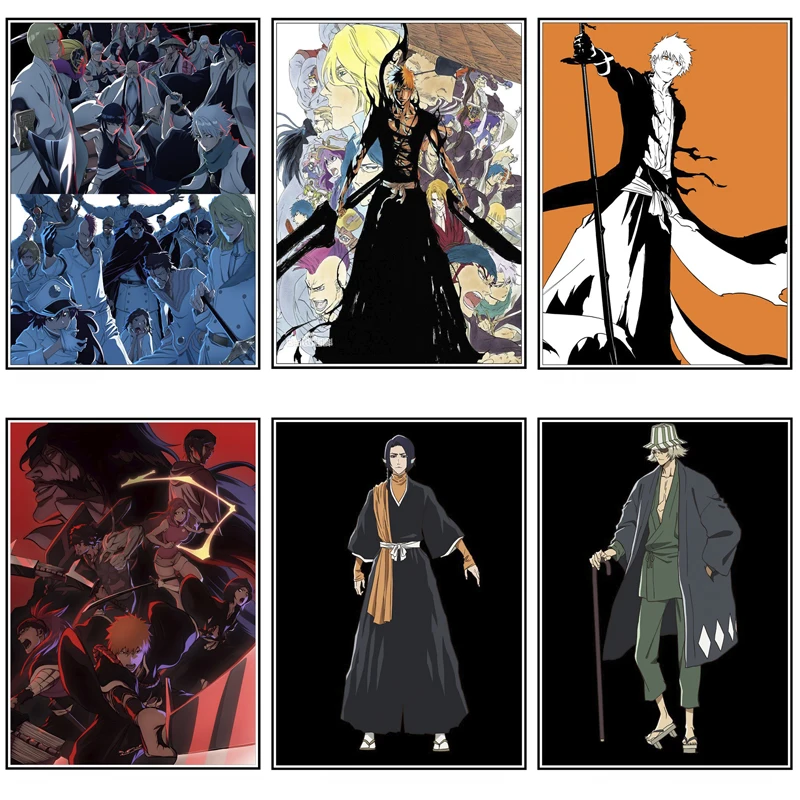 

BLEACH Movie Print Art Canvas Poster For Living Room Decor Home Wall Picture