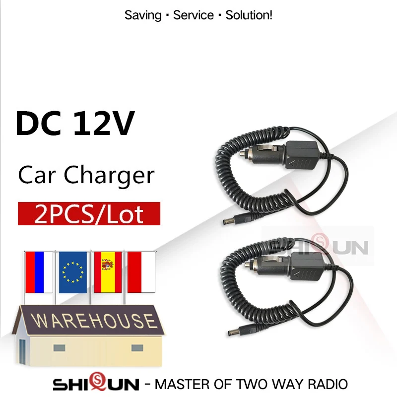 

Baofeng Radios Uv 5r Car Charger Walkie Talkie Accessories Cable Universal For UV-82 UV-5RE Uv-9r UV-16 UV-5R Plus TG-UV2 Charge