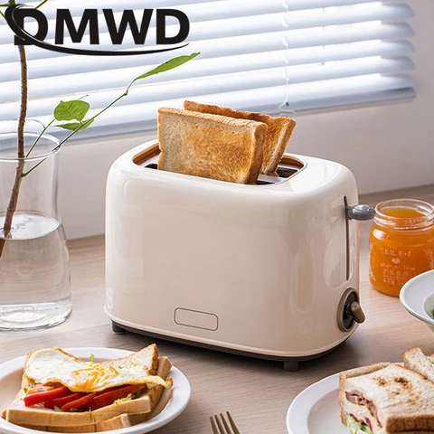 Многофункциональный тостер DMWD для выпечки хлеба, на 2 ломтика, 680 Вт