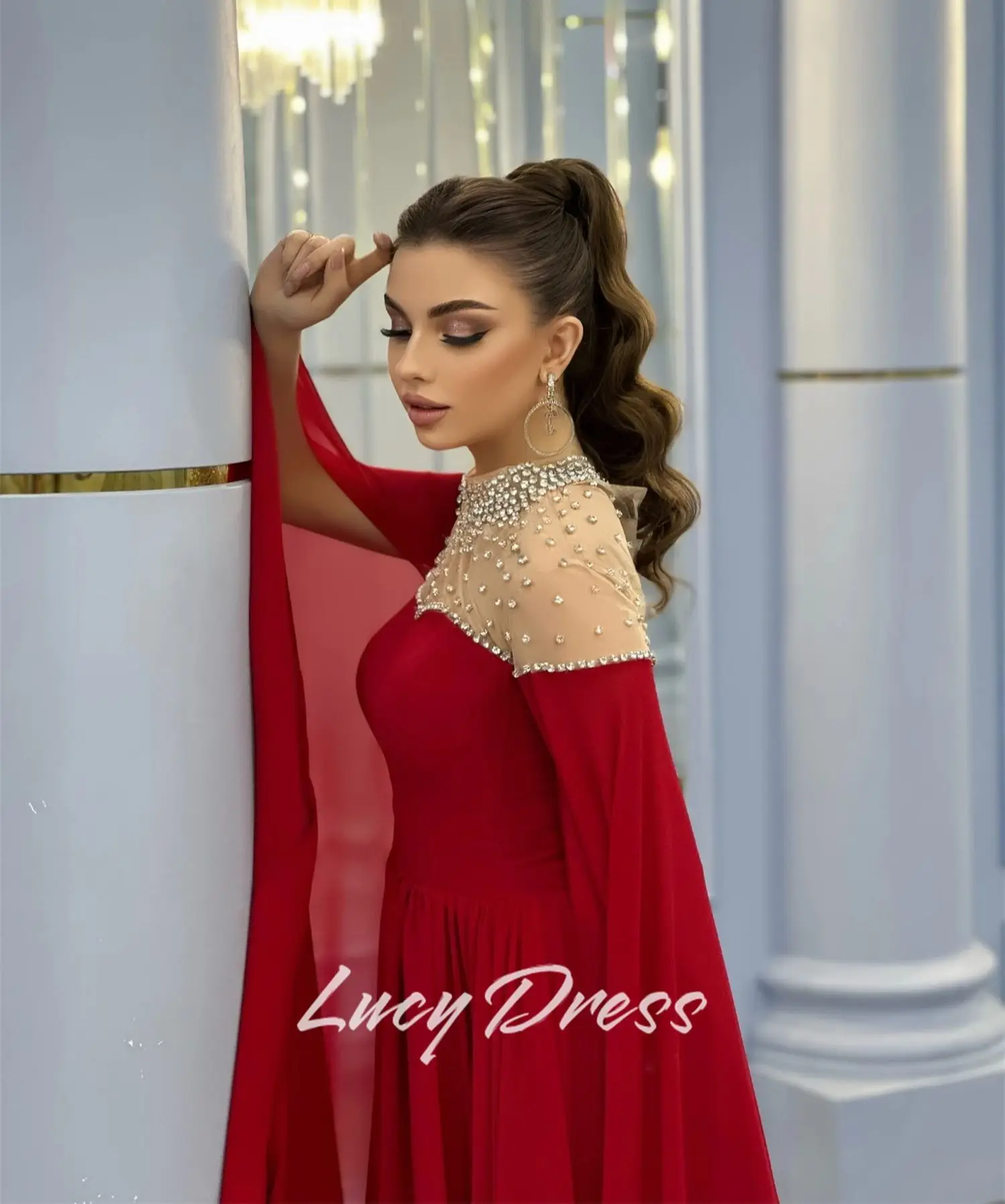 Lucy Свадебное платье по индивидуальному заказу Вечерние платья Женские элегантные женские платья 2025 Женское платье для особых случаев Платья для выпускного вечера (art.: 3920d1e0c8e42) - 3920d1e0c8e42