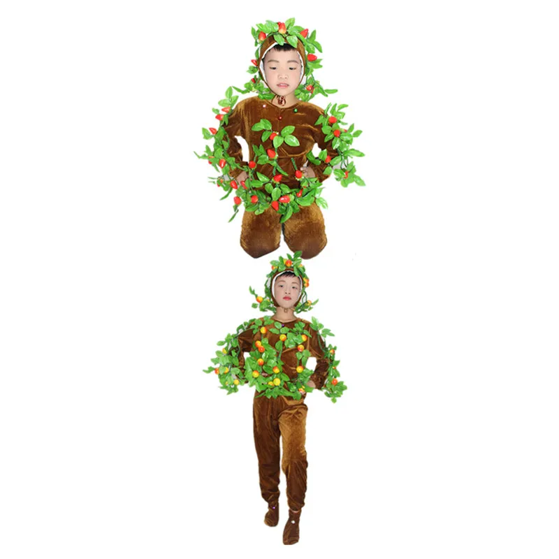 Костюм клубничного дерева для детей школьная танцевальная одежда милый костюм