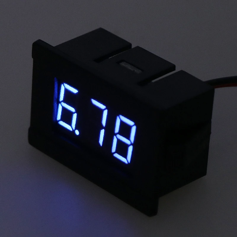 

E8BD DC 2 Wires 4.5-30V Mini LED Digital Display Voltmeter Volt Voltage Panel Meter