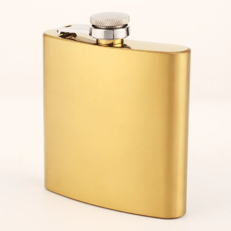 

Золотая портативная фляга из нержавеющей стали