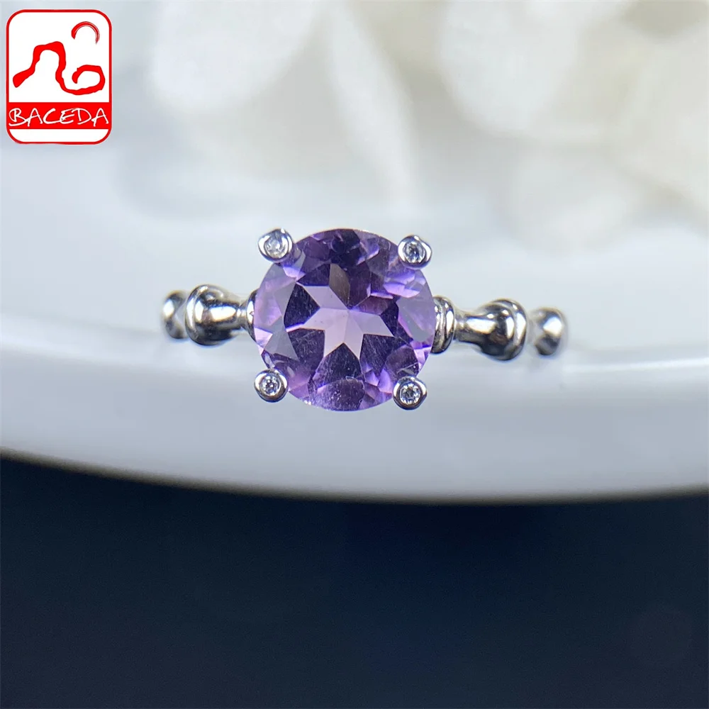 

Натуральный хрустальный фотографический камень, высечка по месяцу рождения, 8-12 мм, регулируемый/свободный размер S925 для женщин с коробкой