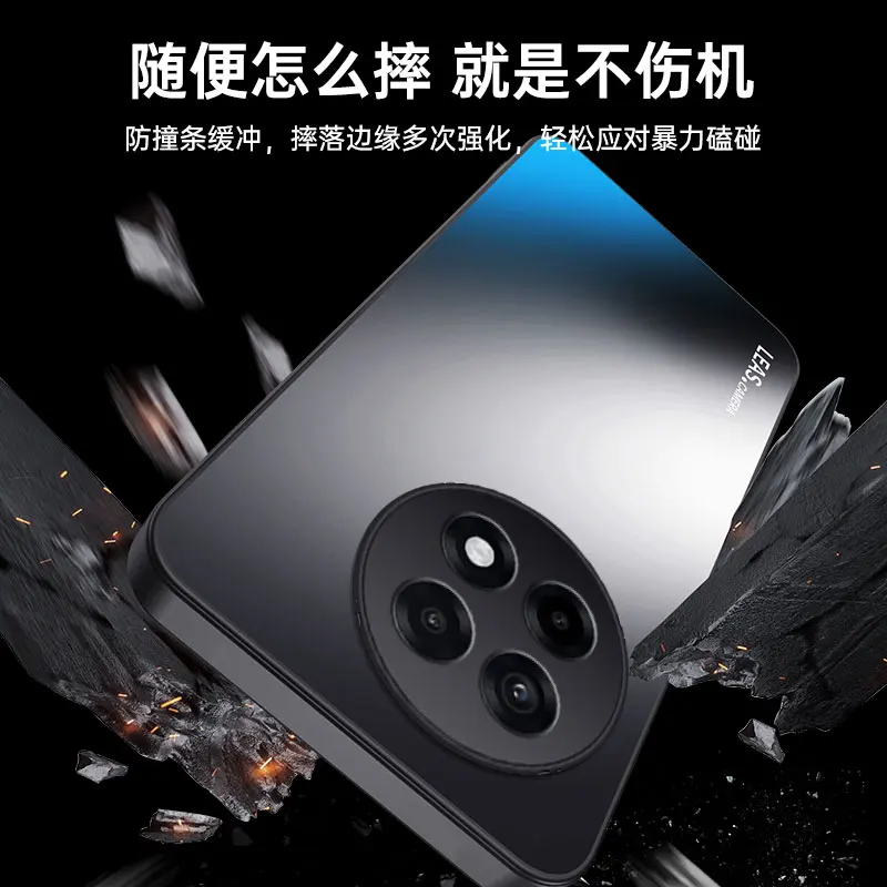 Фото Матовый чехол для Oneplus ACE5 Pro, роскошный защитный чехол для объектива AG, задняя крышка для Oneplus ACE5 Pro, противоударный бампер №5