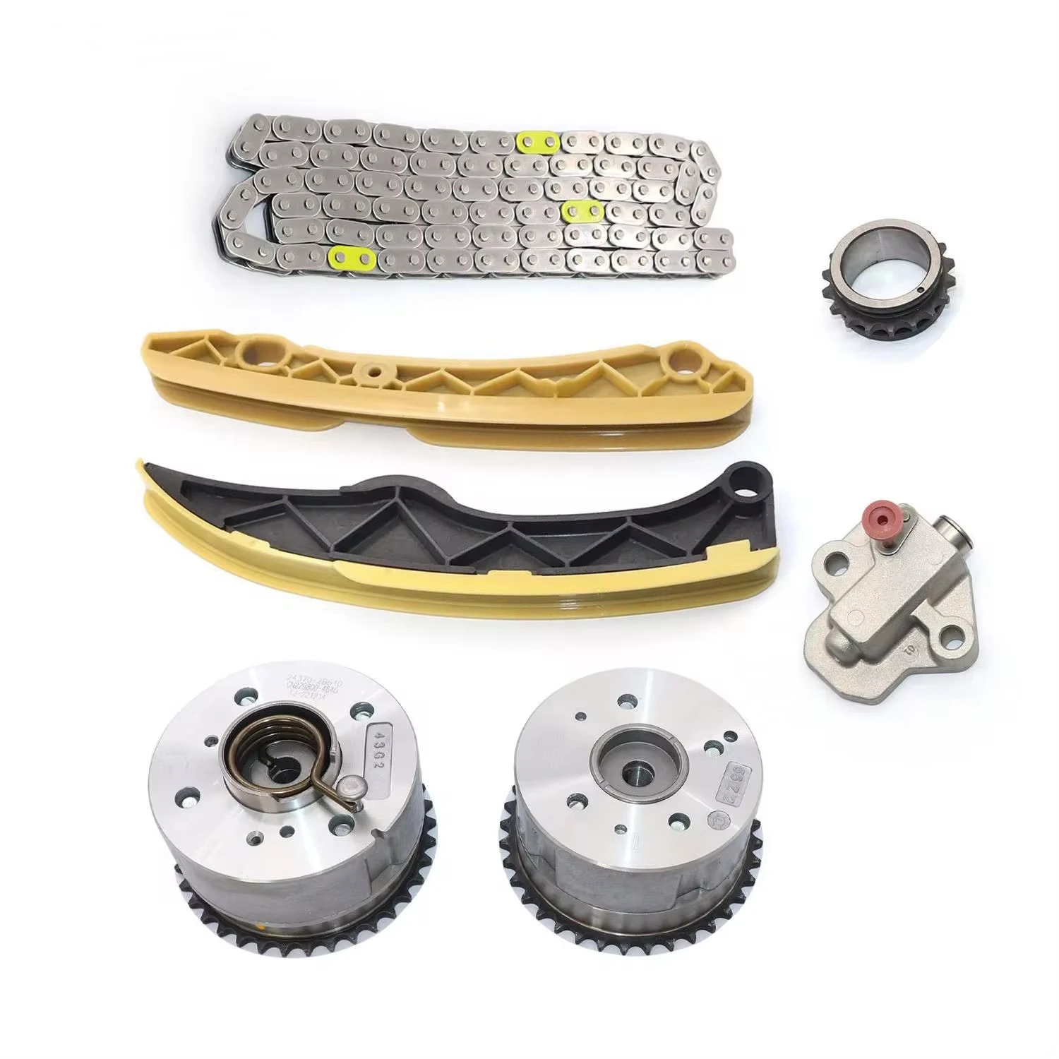 Комплект цепи синхронизации двигателя 1 6 G4FD 243702B610 243502B600 для Hyundai Kia Accent Elantra i30 i40
