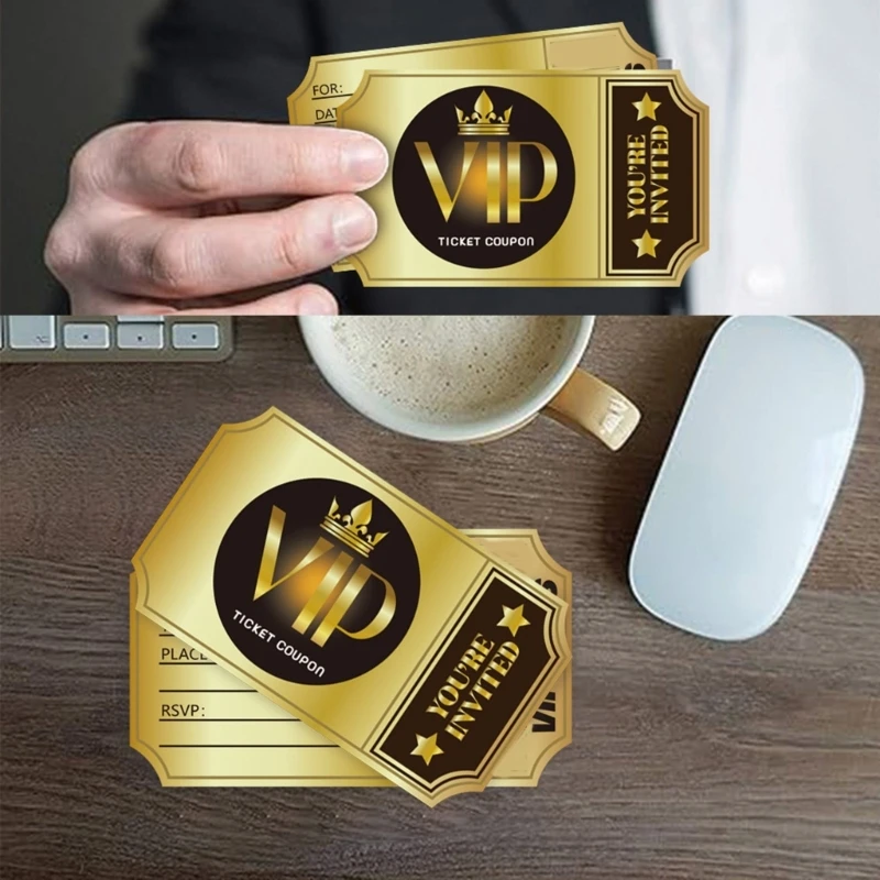 100 шт. записываемые VIP-приглашения 6x3 5 дюйма двусторонние приглашения на день