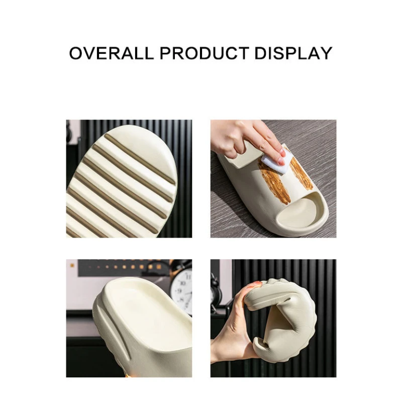 2022 new summer house cartoon men slippers women flip flops thick slides fashion printed couples platform shoes outdoor sandals free global shipping