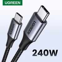 Кабель UGREEN 240W USB Type C для iPhone 15 Samsung S23 Power Line PD3.1 для PS5 Nintendo Switch 5A Supercharge USB C PD кабель 5A