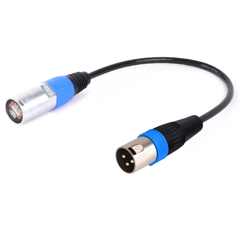 Переходник RJ45 в XLR Ethernet-кабель-удлинитель 3Pin папа 8P8C CAT5/5E сетевой разъем