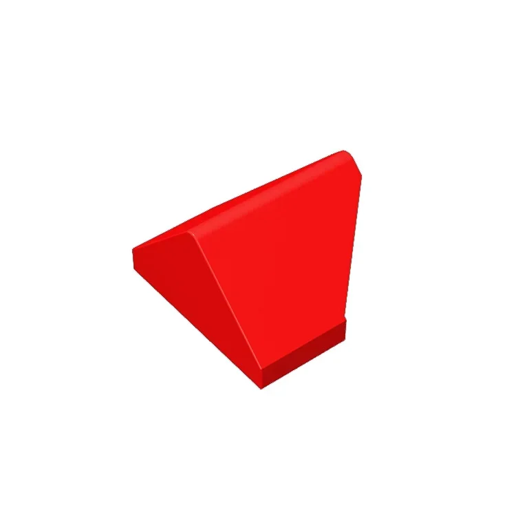 Строительные блоки технические DIY 1x2 двусторонний косой кирпич 10 шт.
