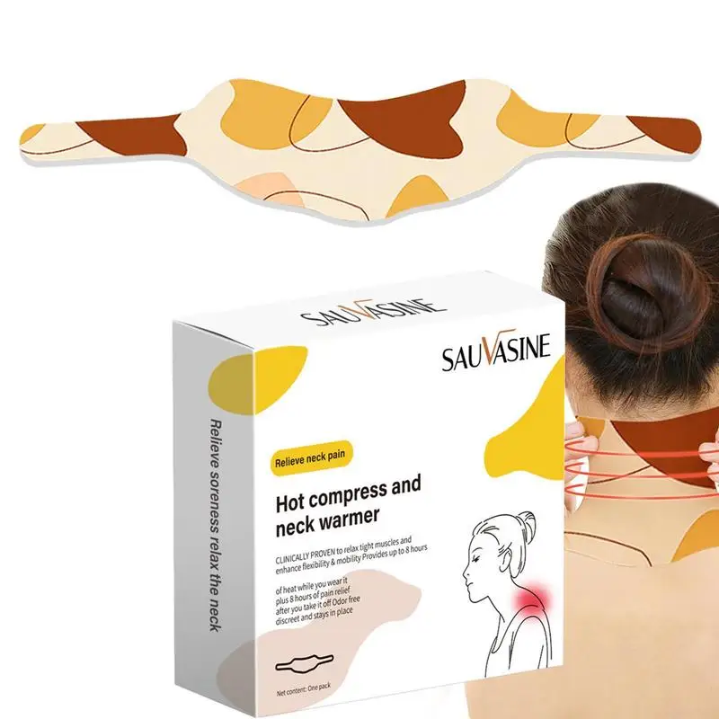 

Нагревательная подушка для шеи, термообертка для шеи, обертка для шеи для облегчения боли, гибкая термообертка для шеи и плеч, длинная болез...