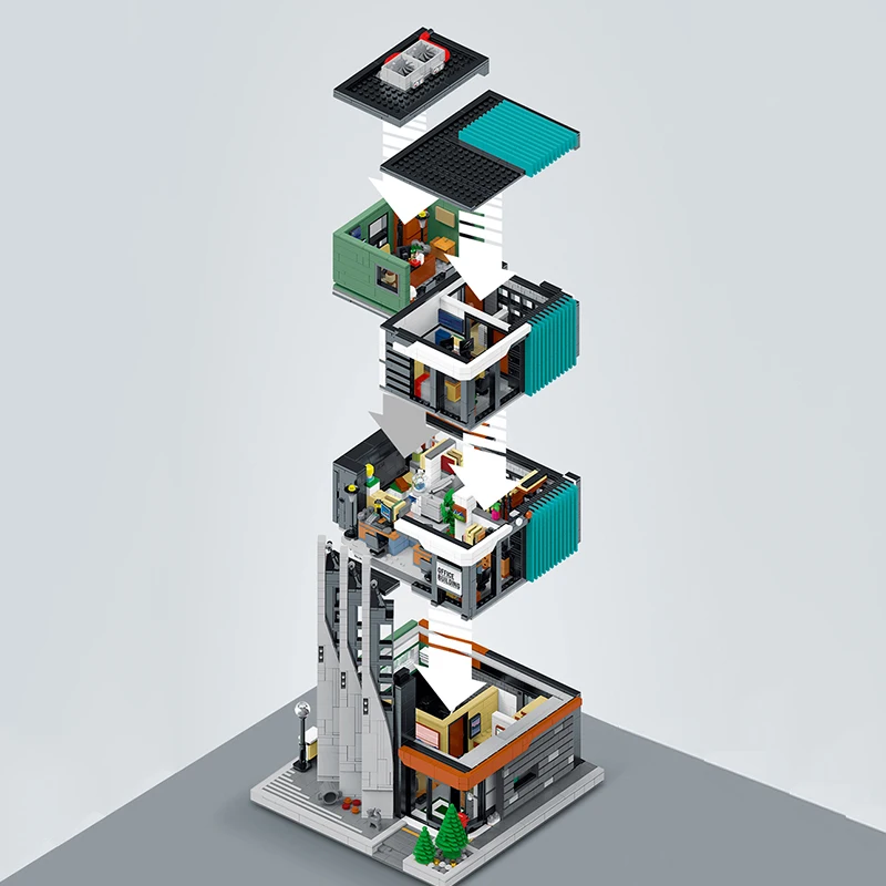 3828 шт. Детский конструктор для офиса