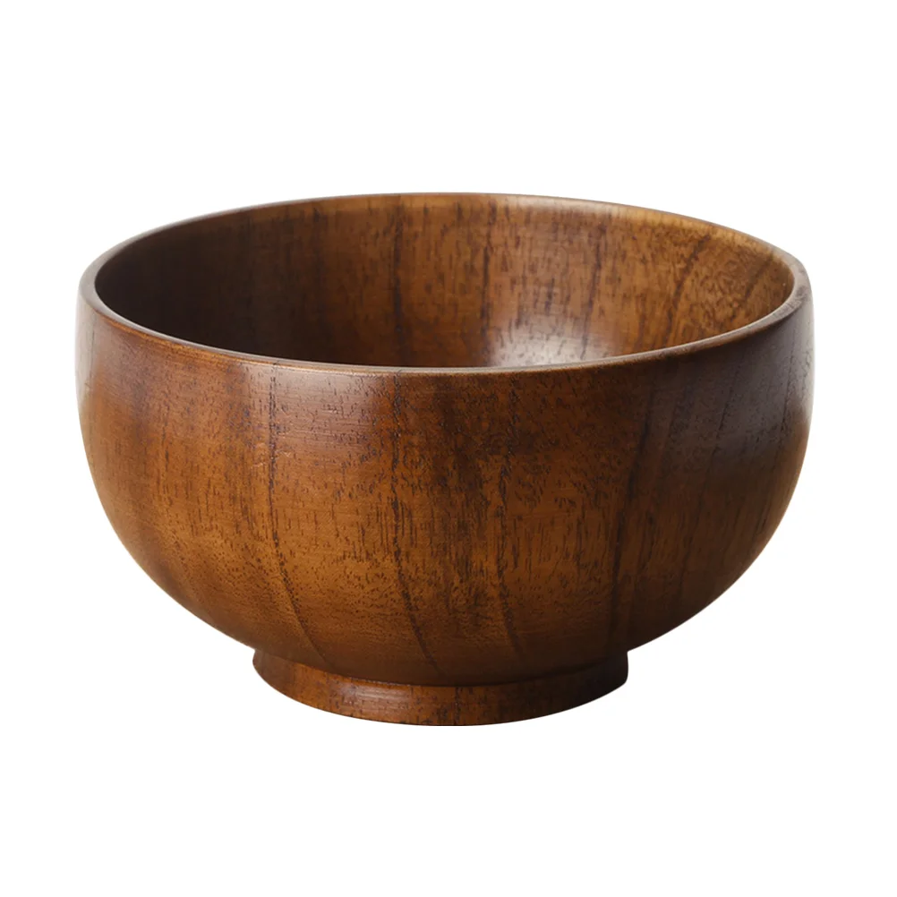 

Wooden Candy Bowl Salad Containers Japanese Wood Bowl Saucers Bowl Wood Rice Bowl Dessert Containers