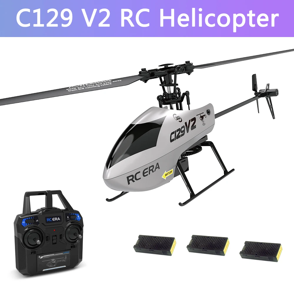 6-канальный Радиоуправляемый вертолет C129 V2, Радиоуправляемый вертолет с дистанционным управлением, заряжаемая игрушка, модель дрона, БПЛА, ...