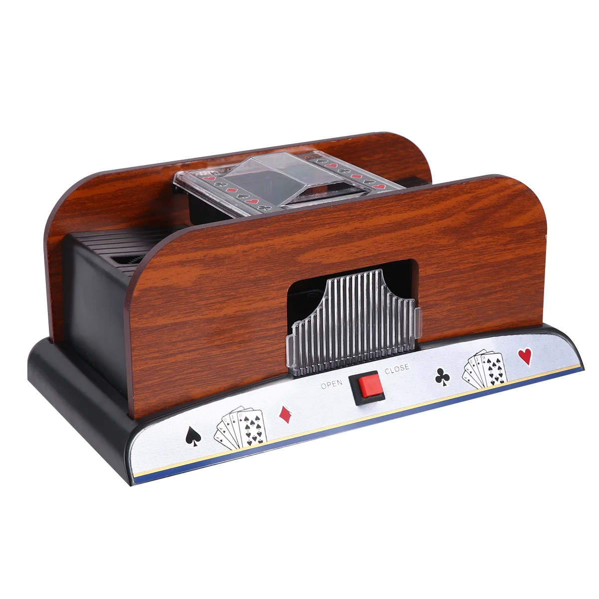 

Shuffler Poker Automatic Machine Tool Device Playing Electric Mixer Casino Board Game Supplies Canasta Electronic Dispenser