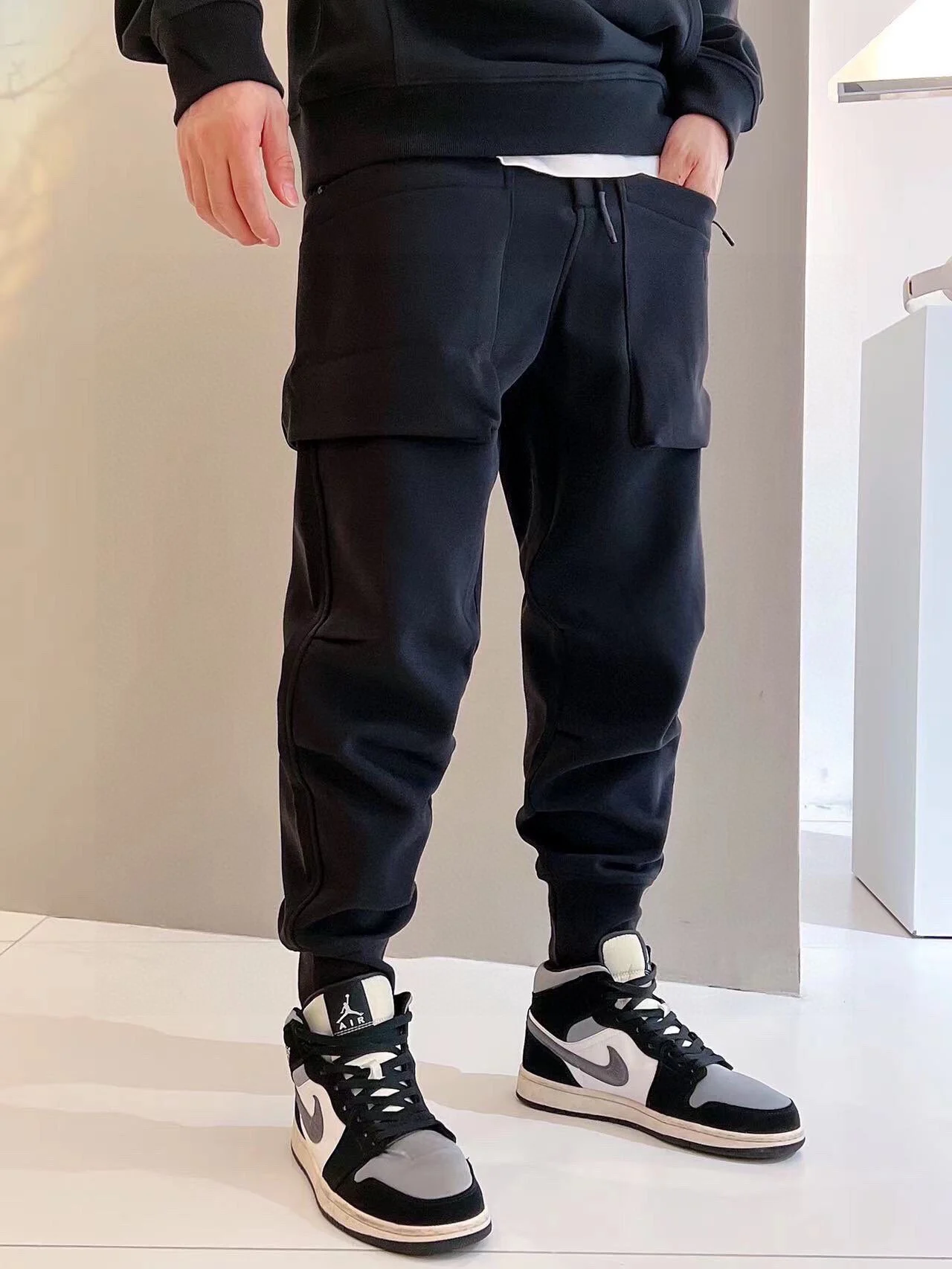 

Yohji Yamamoto Y-3 функциональный дизайн с несколькими карманами, мужские осенние трендовые свободные брюки Y3, спортивные брюки до щиколотки