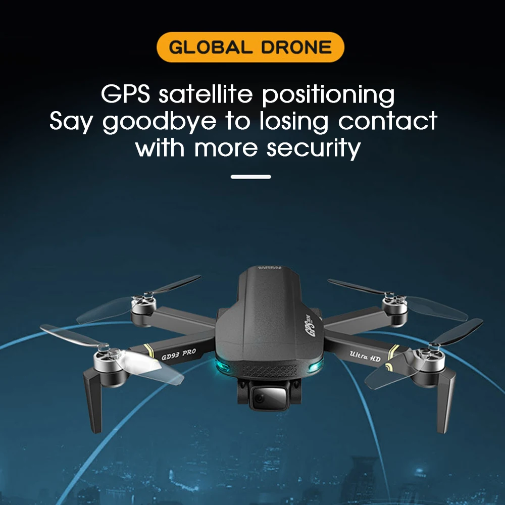 GPS Дрон Профессиональный 6K Ультра HD плоский угол + оптический поток складной