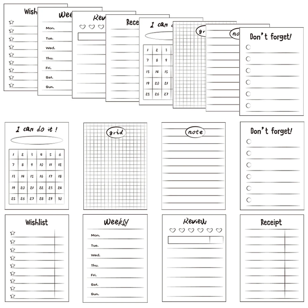 

Weekly Notepad Pad Planning Planner Daily Memo Plan Paper List Note Planners Do Off Schedule Tear Is My Name Sheets Sticker