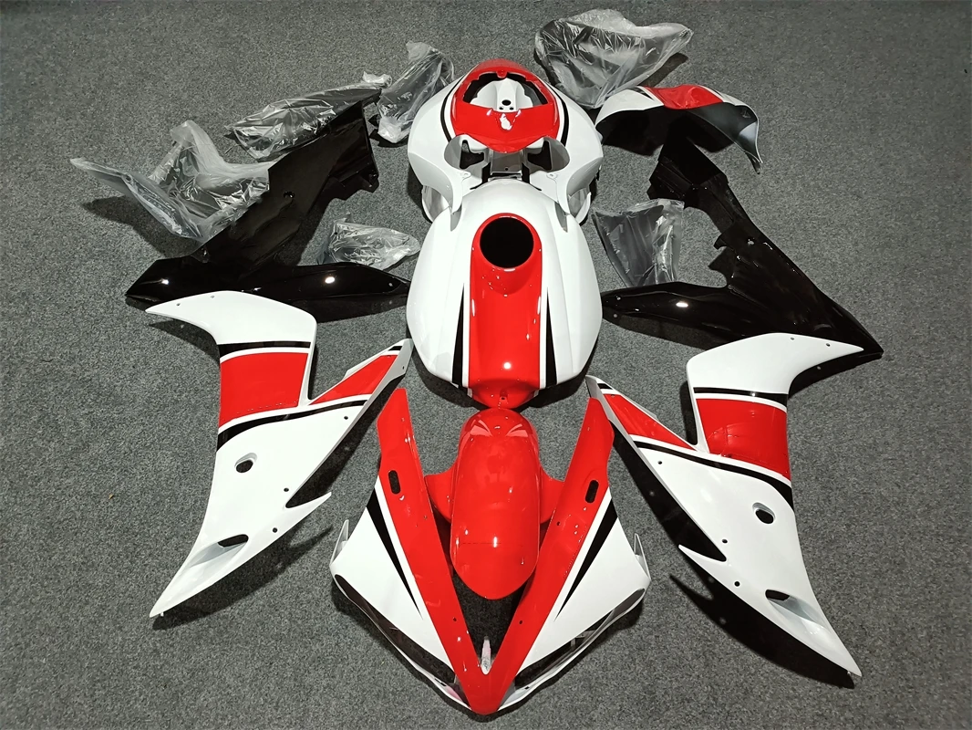 

Motorcycle Fairing kit for apply YAMAHA YZFR1 04 05 06 YZF R1 YZF1000 2004 2005 2006 ABS Red white Fairings set
