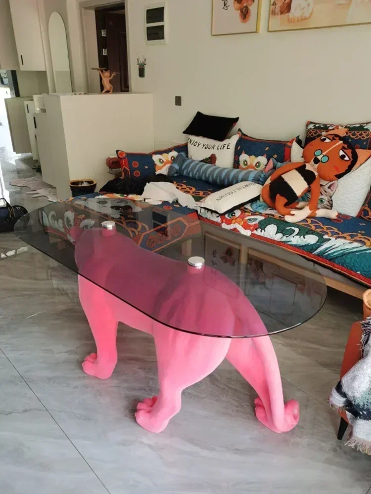 Для роскошных леопардовых журнальных столиков мебели для гостиной центрального