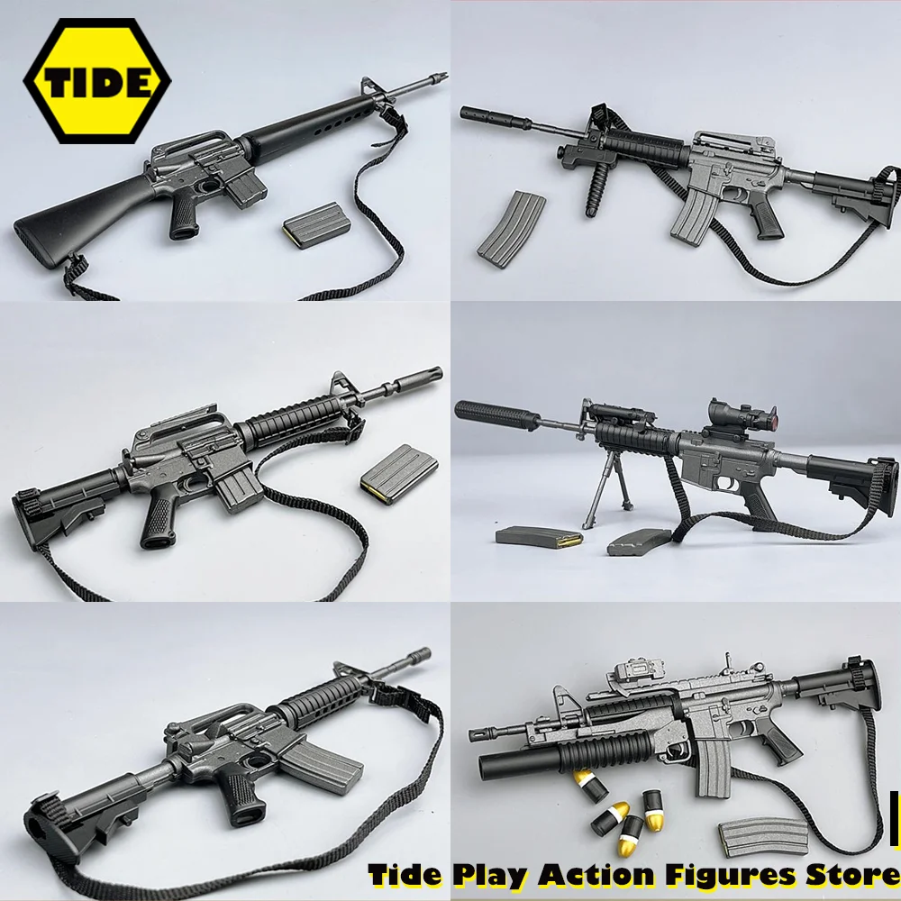 

Женская модель оружия 1/6 M4 M4A1 M4 SOPMOD M4 + M203 XM177 M16 для коллекции, подходит для корпуса экшн-фигурки 12 дюймов