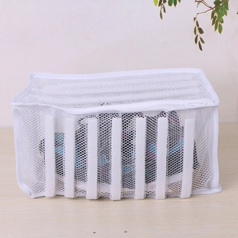 

White Laundry Bag Organizer Bag For Shoe Mesh Laundry Shoes Bags Dry Shoe Home Organizer Laundry Washing Bags