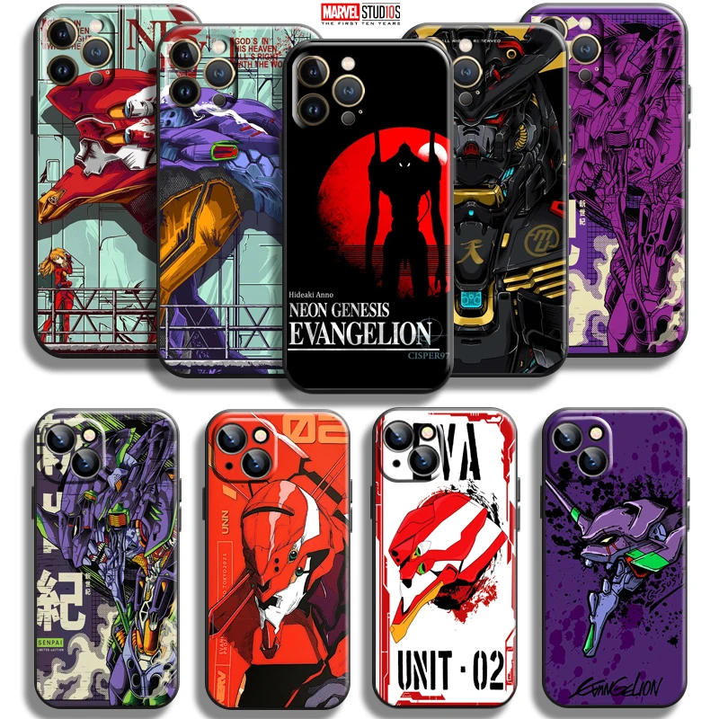 

Neon Genesis Evangelion EVA Anime For Apple iPhone 13 12 11 Pro Mini X XR XS Max SE 5 5s 6 6S 7 8 Plus Phone Case Carcasa