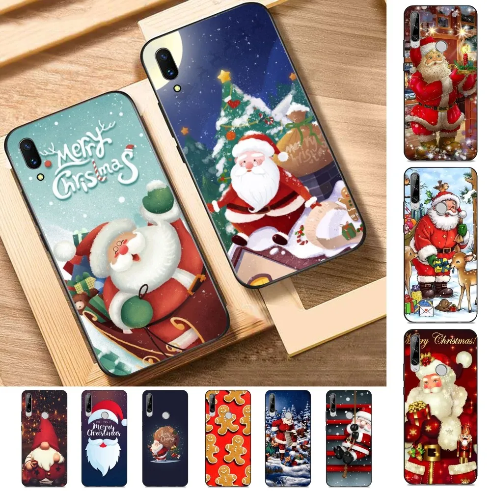 

Christmas Cartoon New Year Gift Phone Case For Huawei Y9 6 7 5 Prime Enjoy 7s 7 8 plus 7a 9e 9plus 8E Lite Psmart Shell