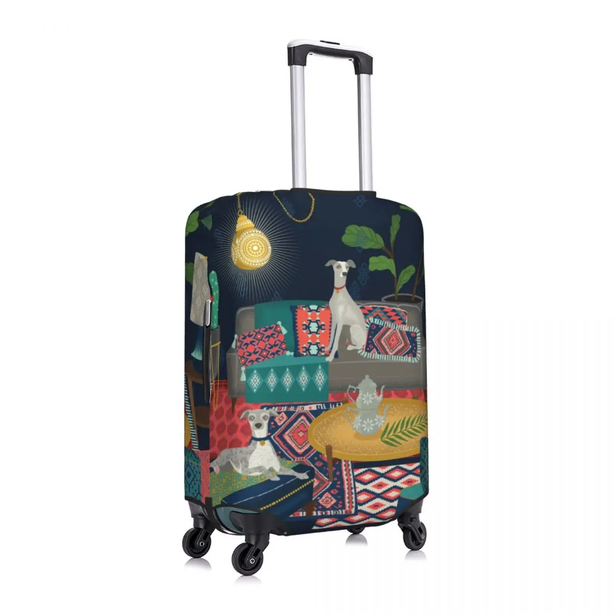 Индивидуальный богемный чехол для чемодана с изображением животных защитный