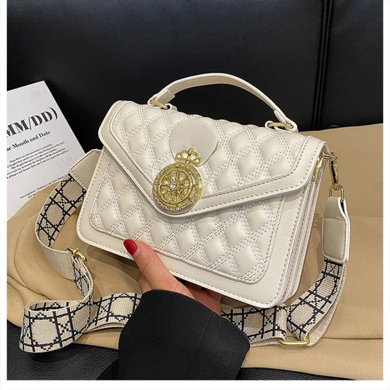 Women's Bag 2023 Trend Popular Diamond Chain Bags Small Square Crossbody Bags For Women Handbags Female Messenger Bag Sac A Main