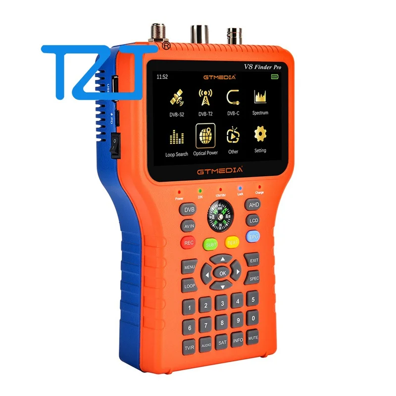 Спутниковый искатель TZT GTMEDIA V8 Finder Pro спутникового сигнала с ЖК-дисплеем 4 3 дюйма