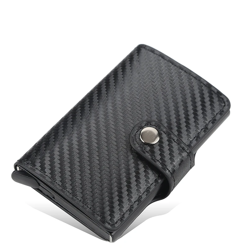 Новинка мужской кошелек для кредитных карт из углеродного волокна с