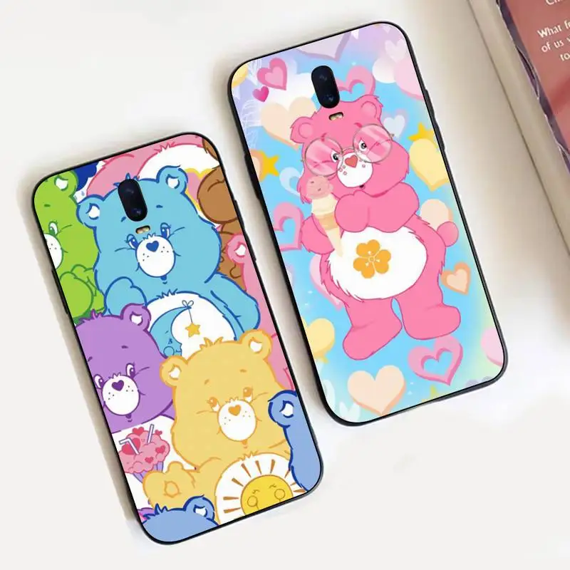 

cute bears Phone Case For Oppo Reno Realme C3 6Pro Cover For vivo Y91C Y17 Y19 Funda Capa