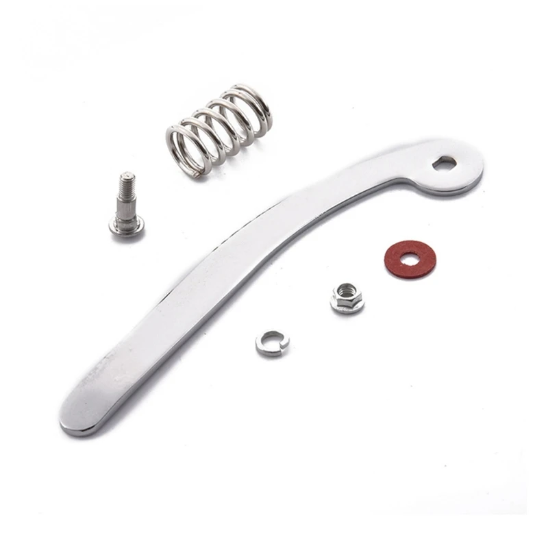 

Guitar Tremolo Vibrato Bridge Tailpiece Parts with Crank Bar Screw for Bigsby Vibrato Guitar Replacement Accessories