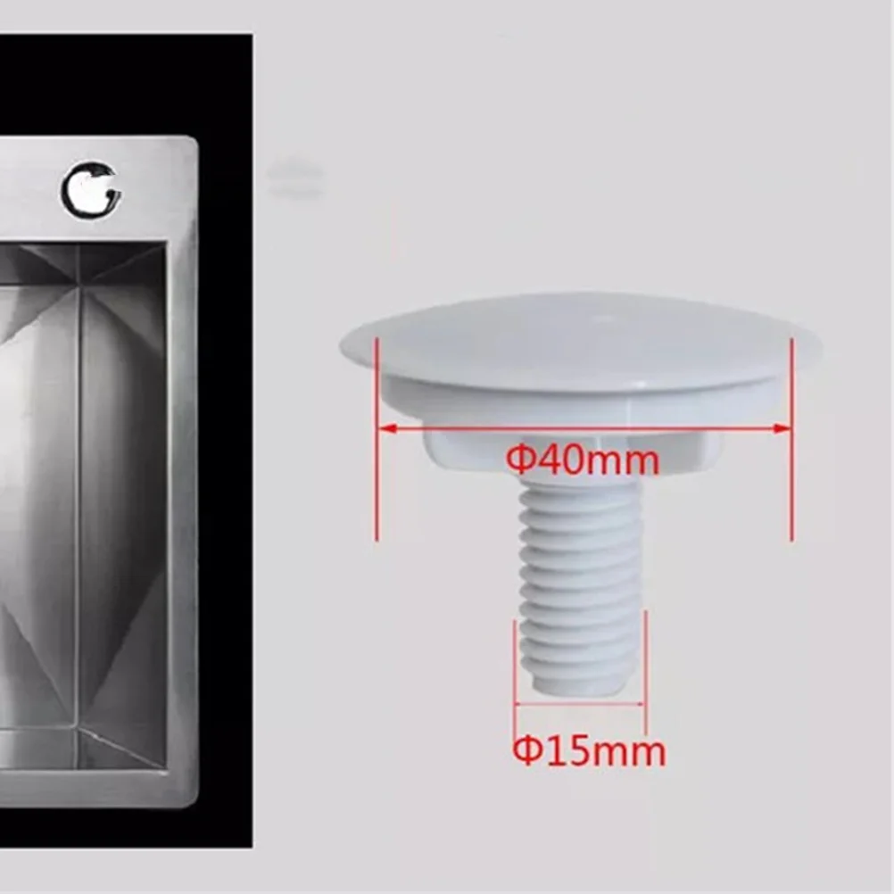 

Hole Sink Cover Plug Soap Kitchen Stopper Dispenser Basin Overflow Accessories Wash Cap Countertop Covers Drain Bathtub Hair