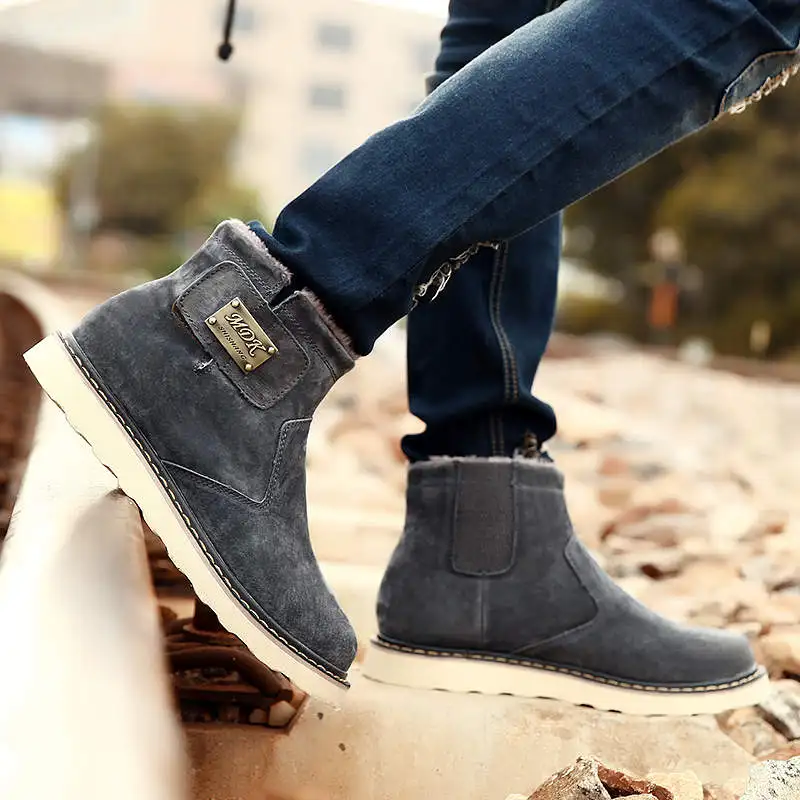 

Дизайнерская Высококачественная защитная обувь, мужские сникерсы, брендовая зимняя обувь для тренировок, осенние ботинки для мужчин, высок...