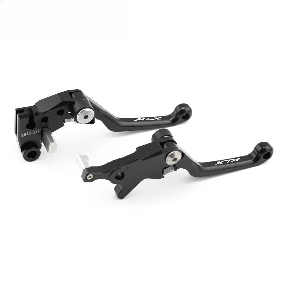 Для мотоциклов KAWASAKI KLX150L, KLX250 SSF, KLX300SM 2009-2022, а также для питбайков и мотокроссовых мотоциклов, рычаги тормоза и сцепления с поворотным креплением, 125 D-TRACKER (art.: 3920da2e7fb6b) - 3920da2e7fb6b