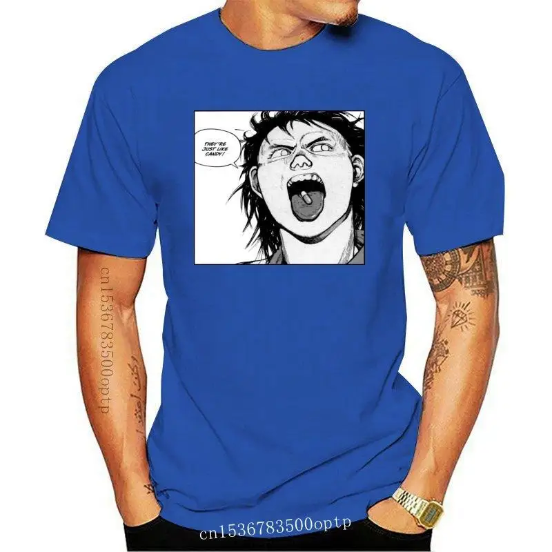 

LettBao-футболка с круглым вырезом для мужчин, качественная футболка, аниме Японские футболки, большой размер, Akira, Synthwave, nueva