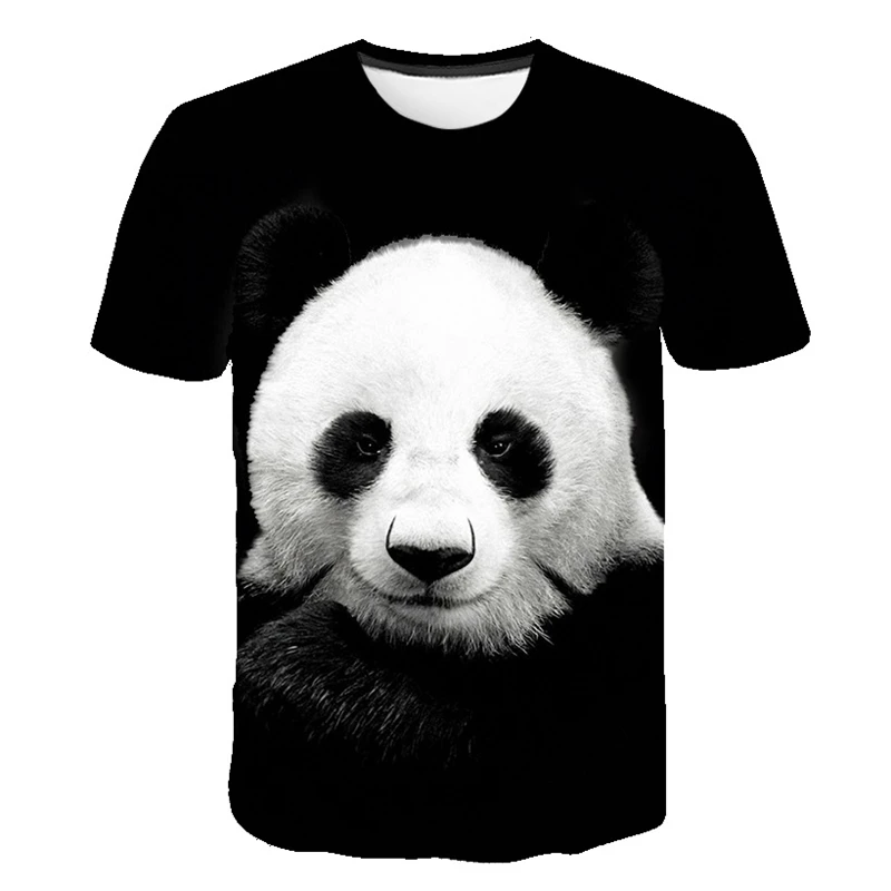 

2023 Fashion Cute Panda 3D Print T Shirt Men Boy Summer Hot Sale Panda T Shirt Child Girl Tee Pop Culture Sport Fitness T Shirt