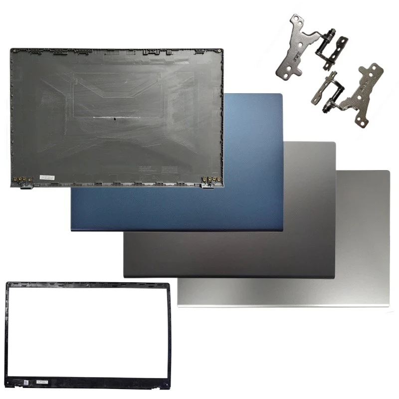 Фото Для Asus X515 X515E X515M X515J X515JA X509 X509FA X509FB X509FJ FL MA: задняя крышка LCD, передняя рамка, петли, серебристо-серый цвет №1