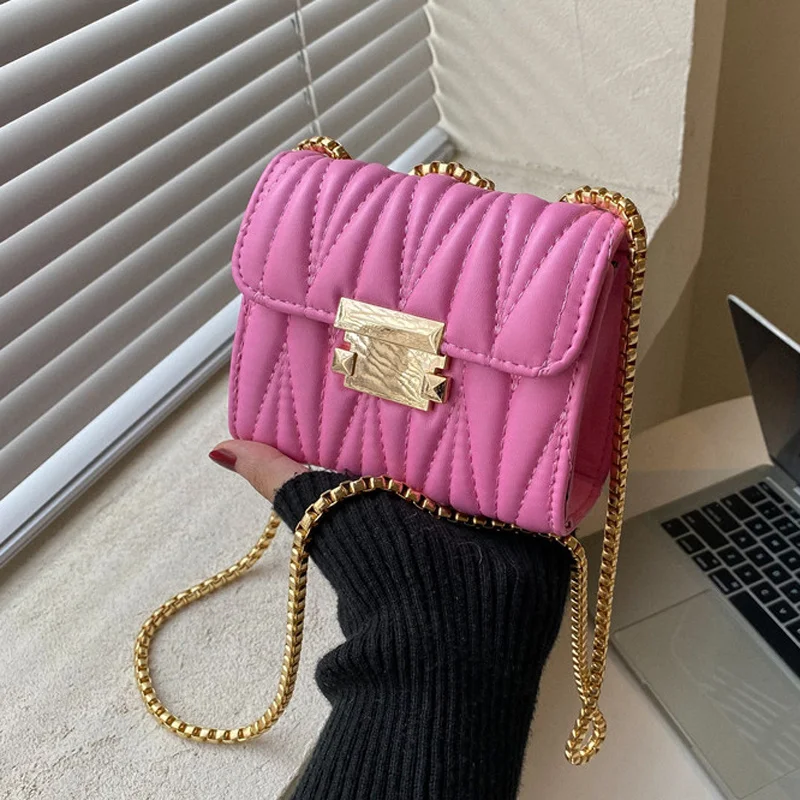 

Женская сумка из ниток с вышивкой, мини-сумка для женщин, трендовая роскошная дизайнерская сумка с клапаном на цепочке, сумки-мессенджеры через плечо, 2023