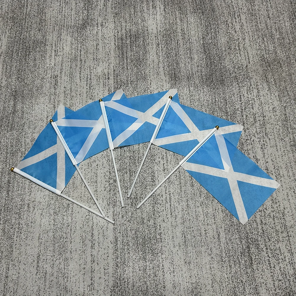 50 шт. шотландские ручные флаги фестиваль спортивные мероприятия шотландии