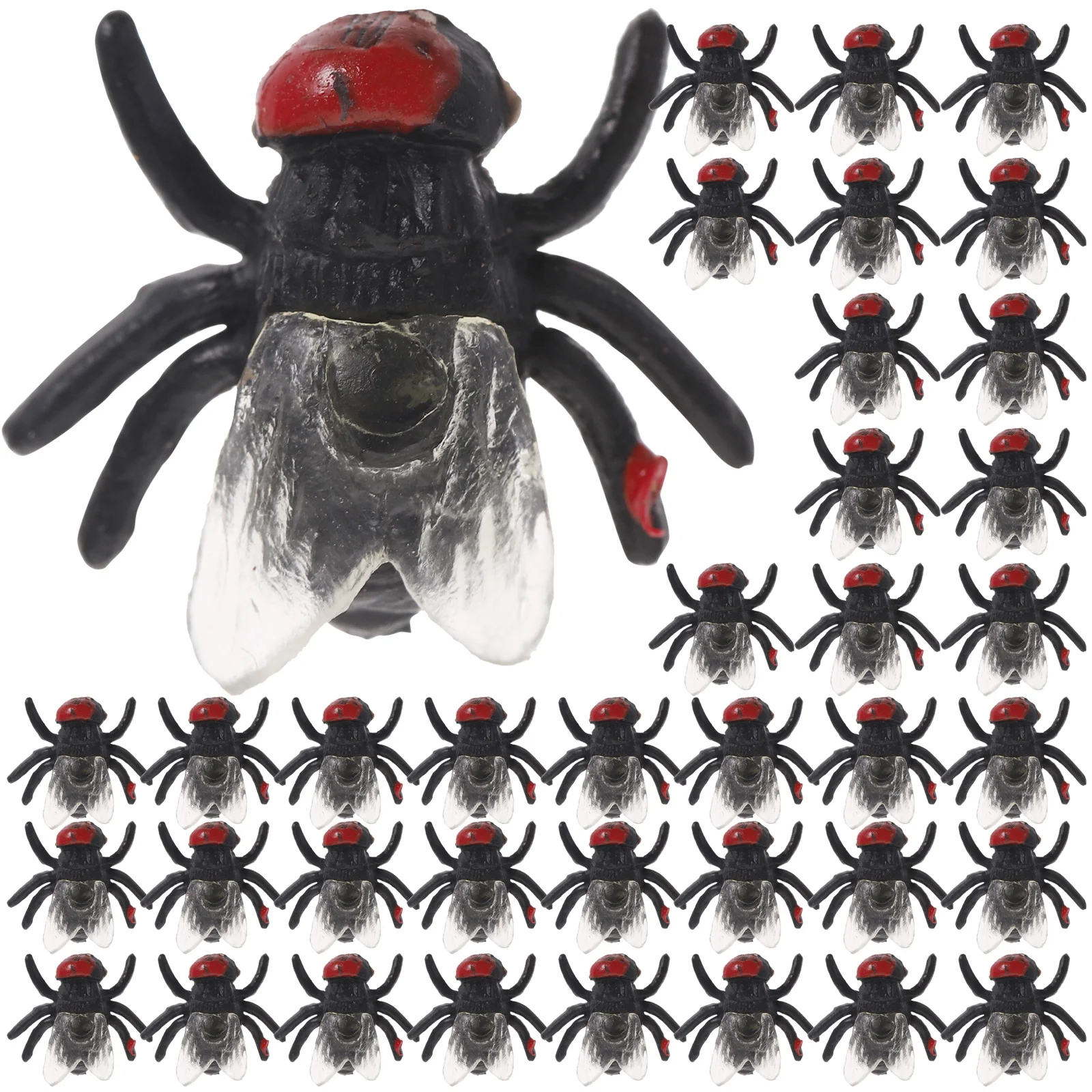 

Имитация мух 50 шт., искусственные игрушки для животных, реквизит в виде мух на День Дурака