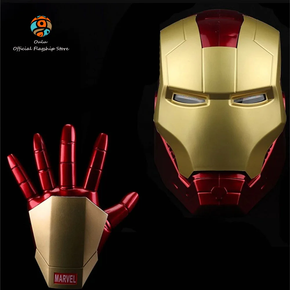 

Spiderman Iron Man Children'S Mask Arm Iron Soldier Helmet Cosplay Mask Functional Style And Technical Sense Gift For Kids Toys