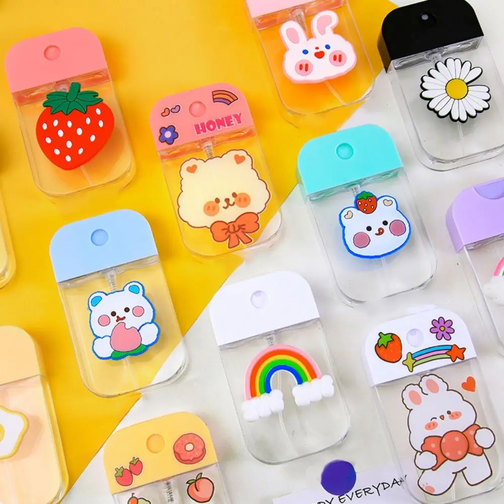 

Cute Cartoon Mini Portable Spray Cosmetic Refillable Bottle Hydration Bottling Alcohol Disinfection Watering Can Travel