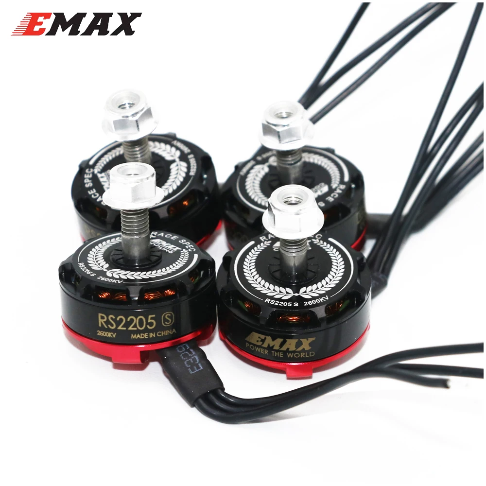 

4 компл./лот EMAX RS2205S 2300 кв/2600 кв 3-4S CW Racing Edition бесщеточный двигатель для QAVR250 RC мини-дрона квадрокоптера самолета игрушка «сделай сам»